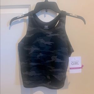 Athleta Girl long distance printed bra. NEW!